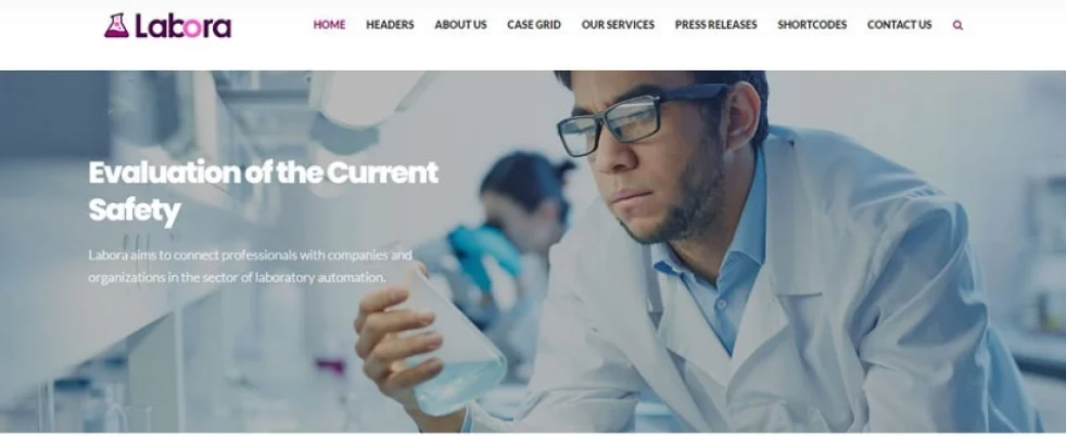 Labora - Seahawk Labora - best pharmacy & lab website design templates