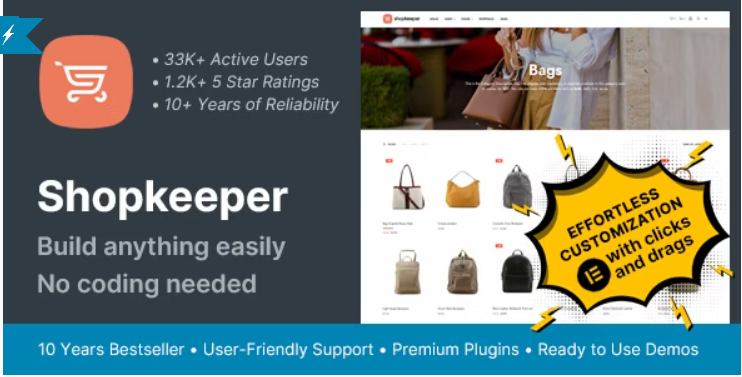 Shopkeeper - Seahawk Premium Woocommerce website templates - shopkeeper