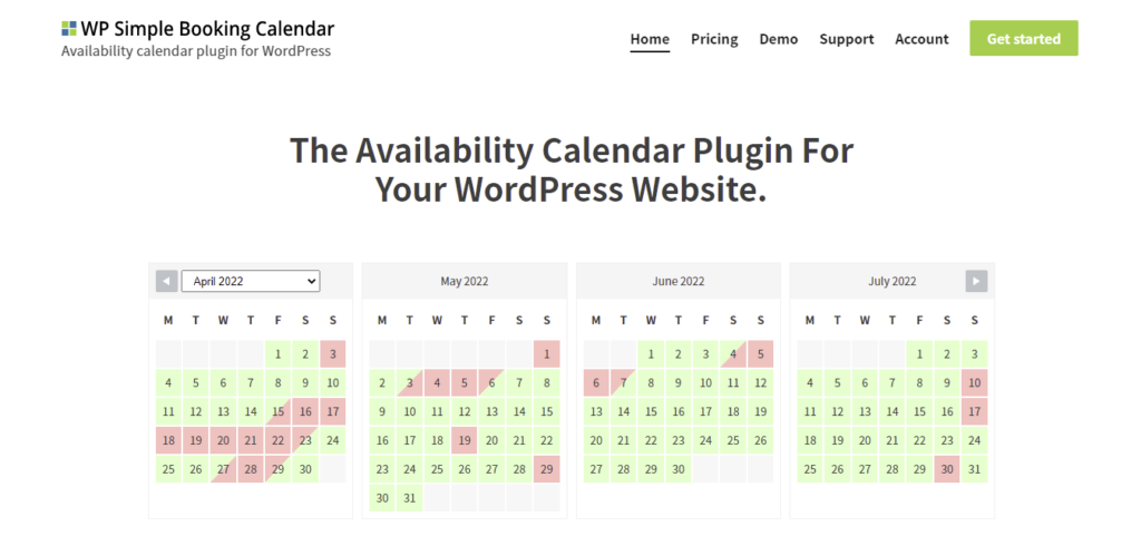 WP-Simple-Booking-Calendar-official-website - Seahawk WP-Simple-Booking-Calendar-plugin