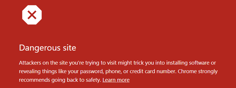 dangerous-sites - Seahawk dangerous-site-warning