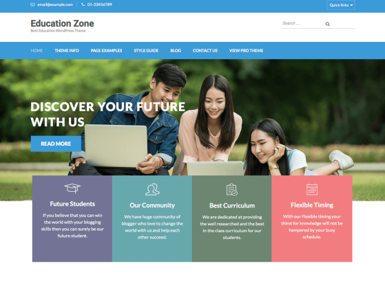 education-zone-wordpress-theme