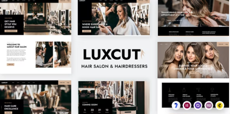 luxcut - Seahawk Luxcut - hair salon wordpress theme
