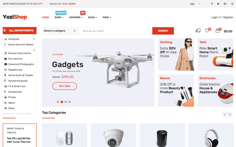 yozi - Seahawk Yozi - Best Electronics WordPress Themes