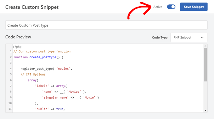 Creating-custom-snippet-wpcode - Seahawk creating custom snippet