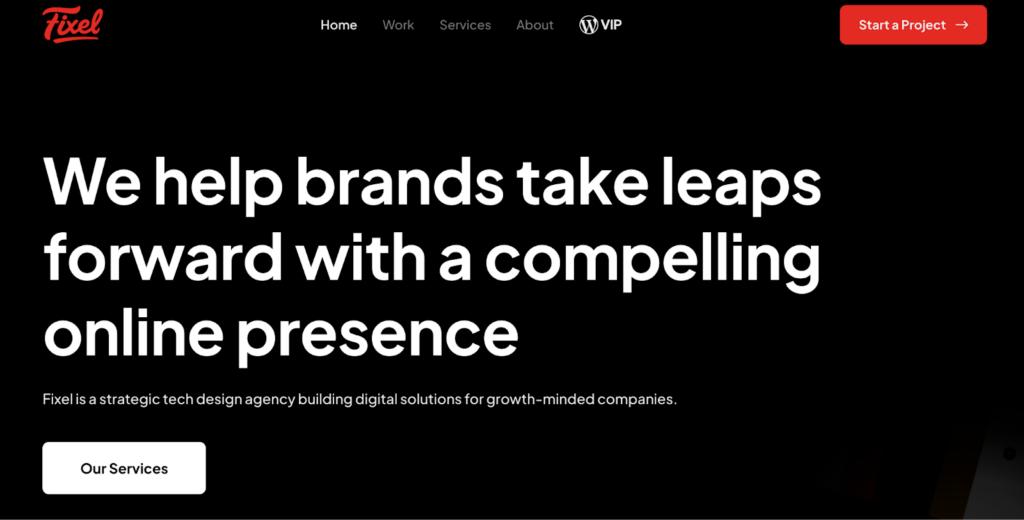 Fixel - Seahawk Fixel - white label WordPress design services