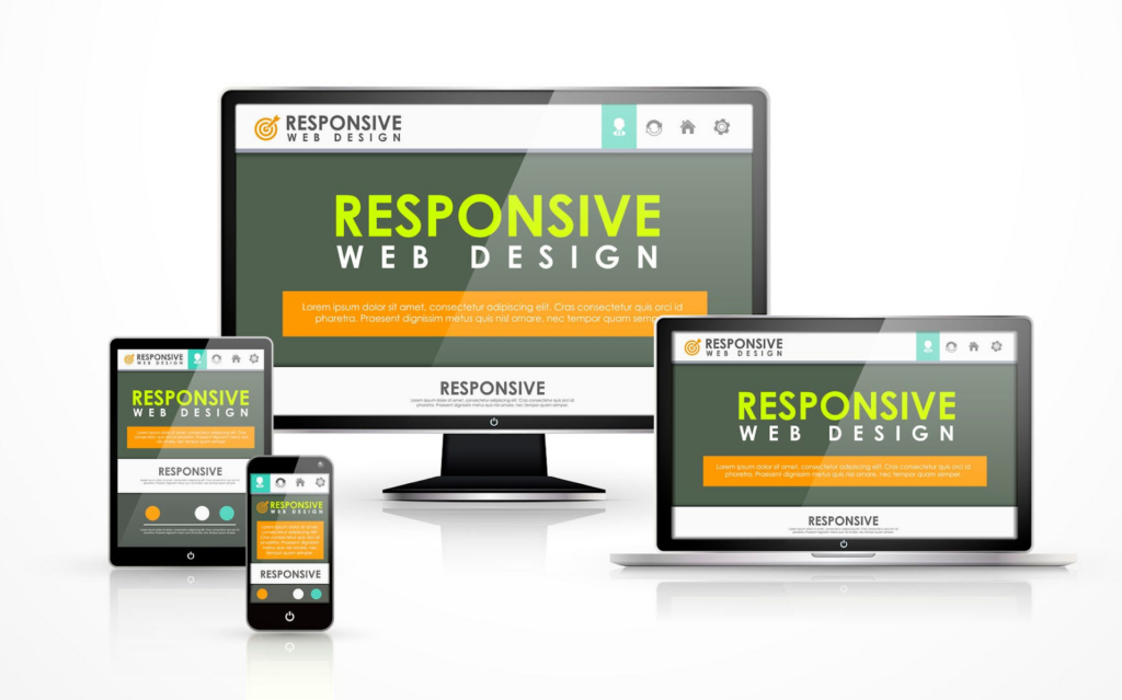 Responsive web design on different devices