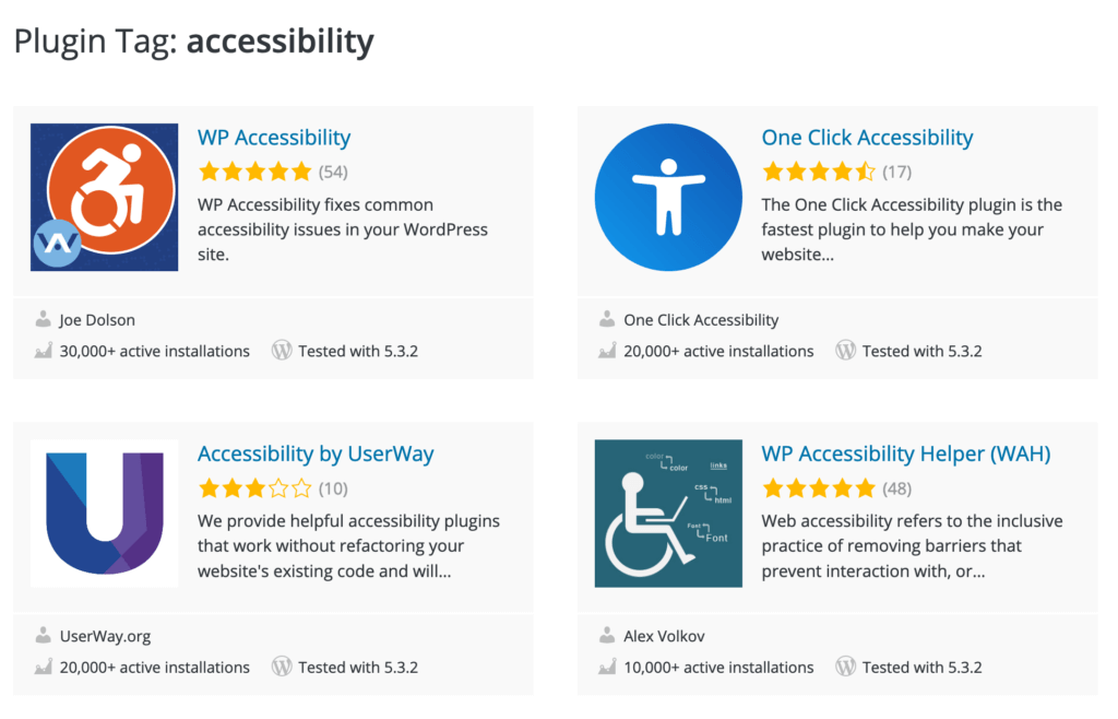 WP-ADA-Compliant-Plugins - Seahawk WP-ADA-Compliant-Plugins