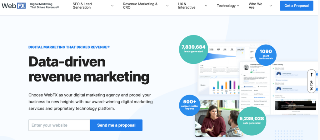 WebFX - Seahawk WebFX - white-label WordPress design services