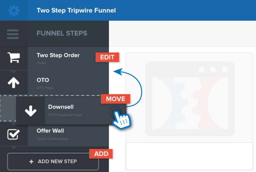 add-or-edit-funnel - Seahawk Clickfunnels vs WordPress - customization and flexibility