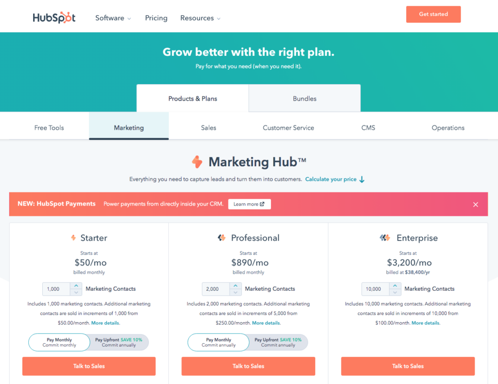hubspot - Seahawk Hubspot web design tools