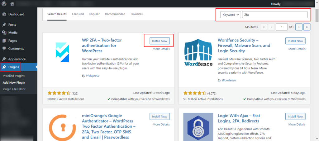 install-activate-two-factor-authentication-wordpress-plugin - Seahawk install-activate-two-factor authentication-wordpress-plugin