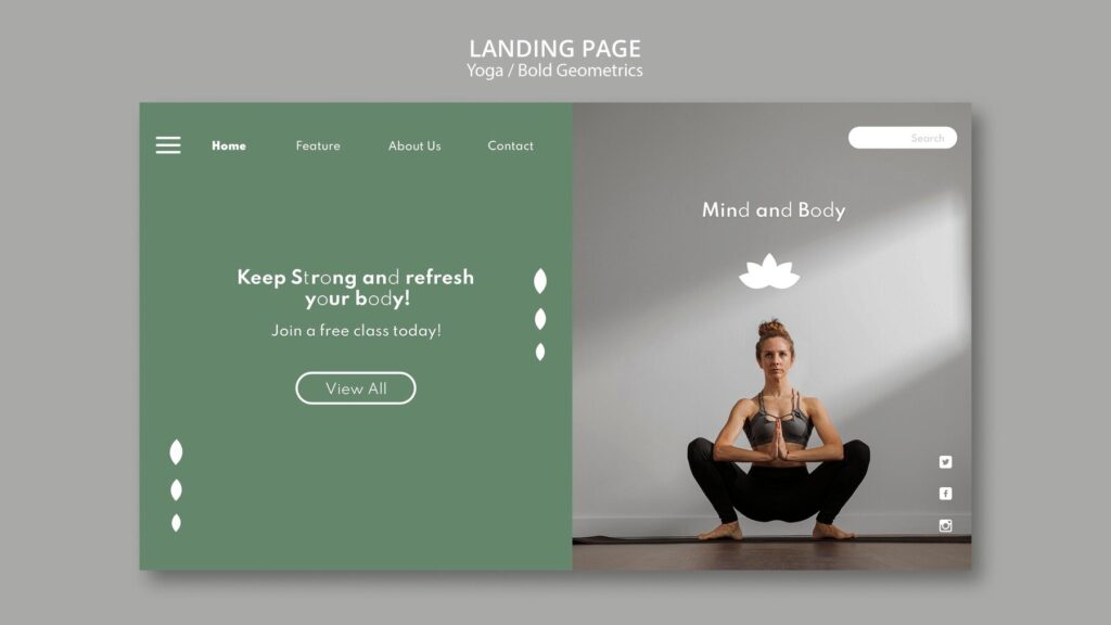 landing-page-with-woman-practicing-yoga_23-2148802244 - Seahawk Best-Yoga-WordPress-Themes