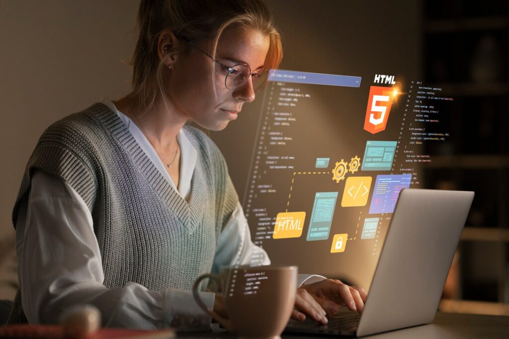 medium-shot-woman-working-laptop_23-2150323516 - Seahawk WordPress-development