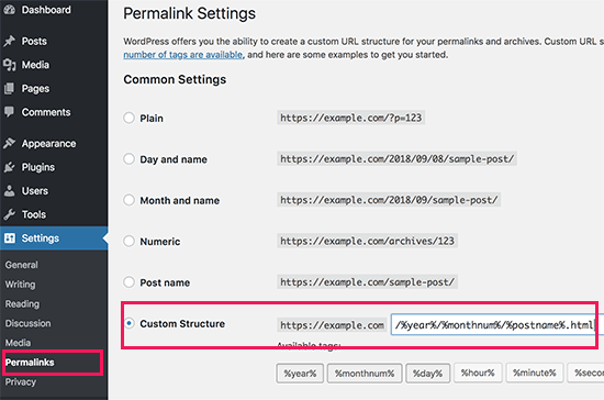 permalinks - Seahawk Migrate from Blogger to WordPress