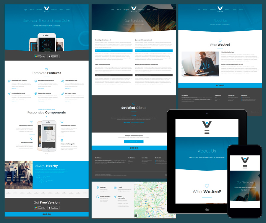 responsive-theme-1 - Seahawk WordPress theme for responsive design