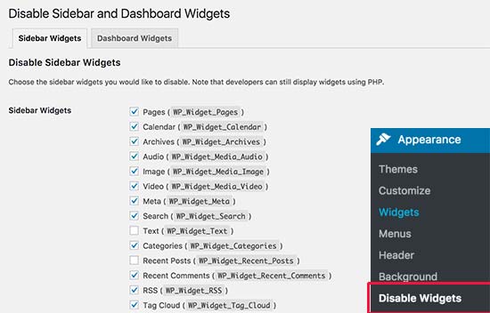 widgets - Seahawk WordPress white label client sites - widgets