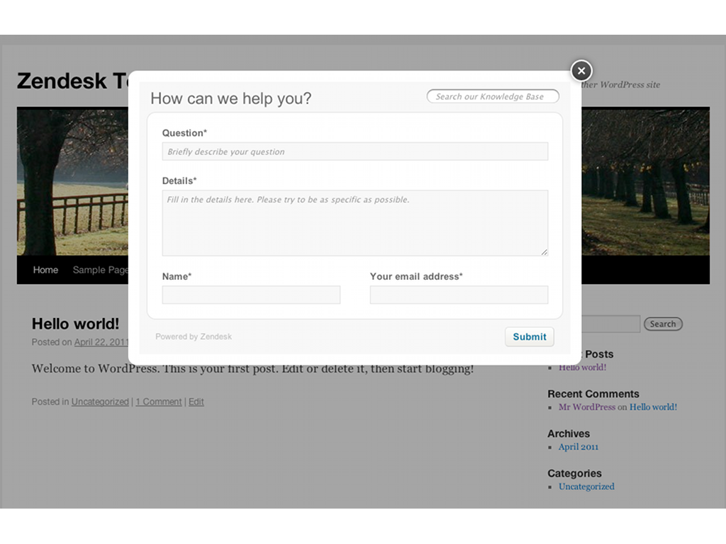 zendesk-plugin - Seahawk Zendesk Chat