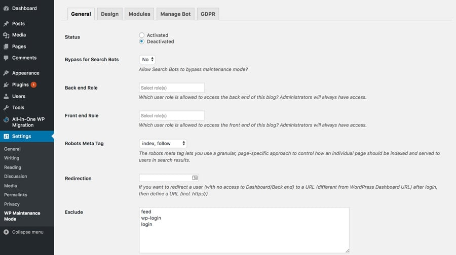 1.5-2 - Seahawk WordPress Maintenance Mode