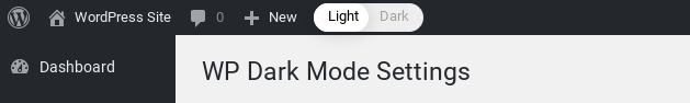 3.3 - Seahawk WordPress Dark Mode