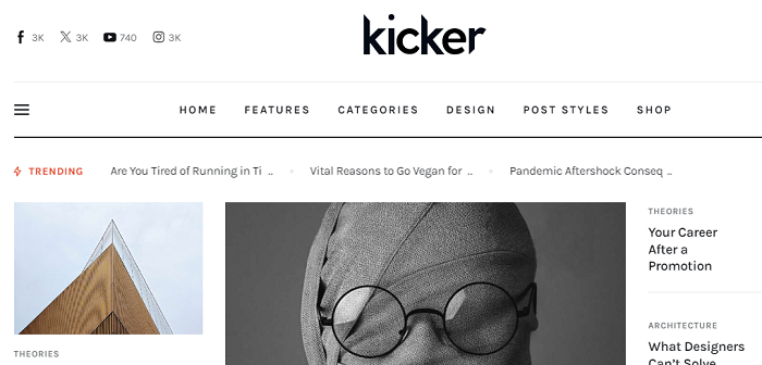 Kicker multipurpose theme - Seahawk Kicker multipurpose theme