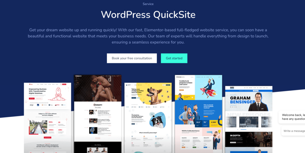 WordPress Quicksite