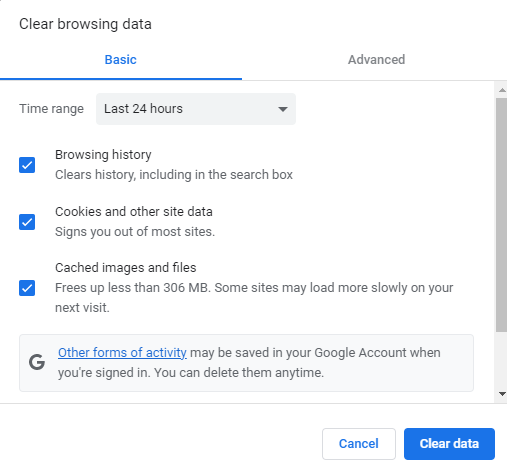 chrome-cache-clearing-worpdress-updating-and-publishing-failed-errors