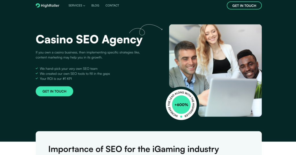 high-roller-agency-homepage - Seahawk highroller-link-building-services