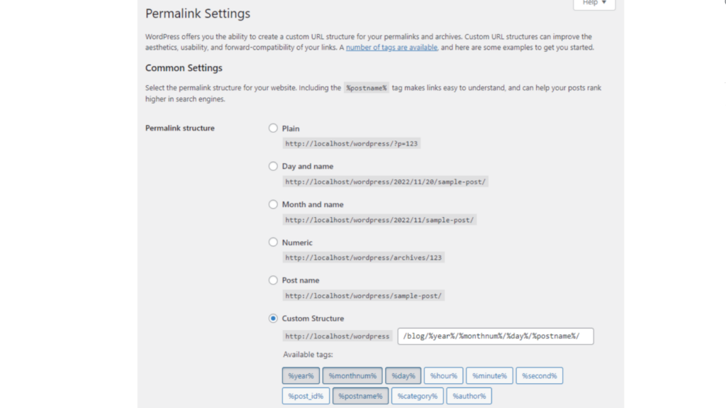 permalink-settings - Seahawk permalink-settings