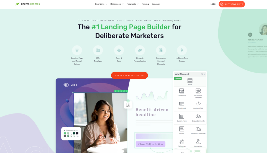 thrive - Seahawk Thrive Architect page builder
