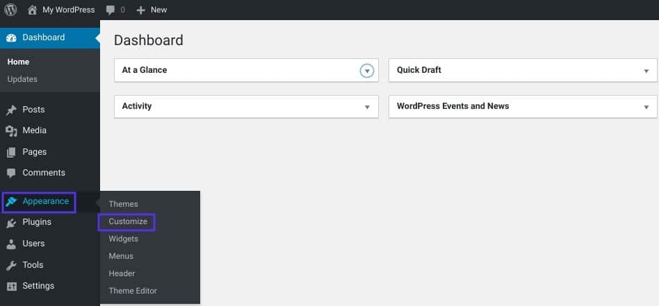 wordpress-customize-appearance-1-1 - Seahawk WordPress Favicon