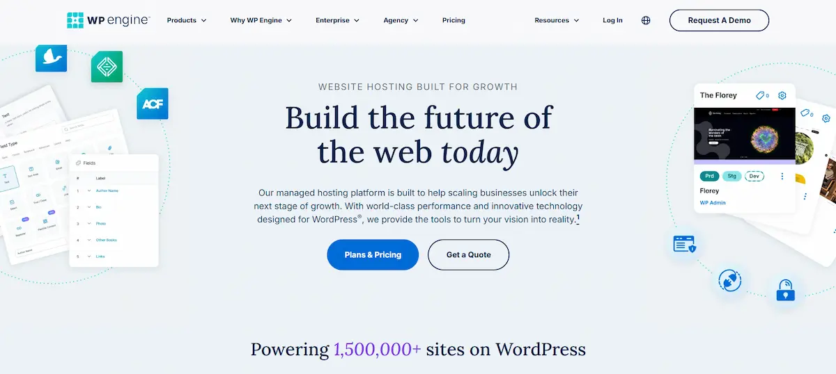 Best WordPress Hosting Providers 81 wp engine homepage