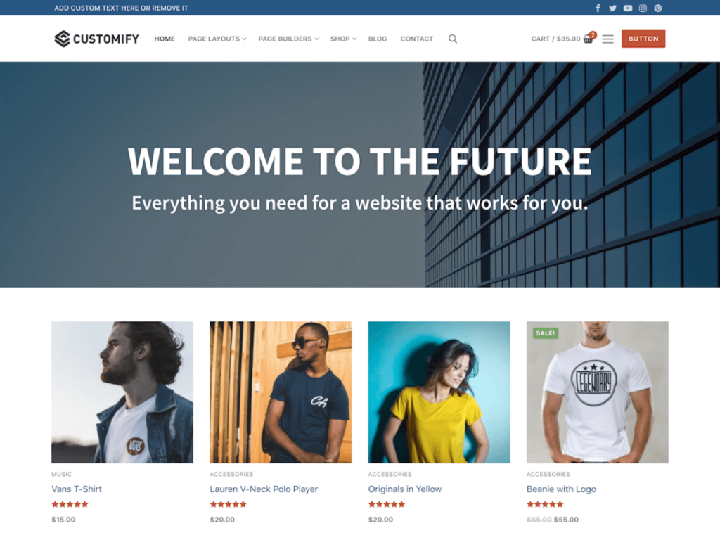 1.1 - Seahawk Customify-fastest-wordpress-themes