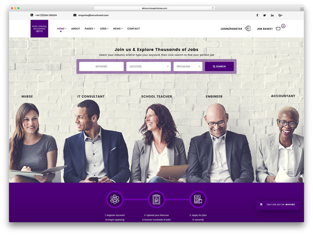 2.1-4 - Seahawk Recruitment Agency_WordPress Job Board Plugins and Themes