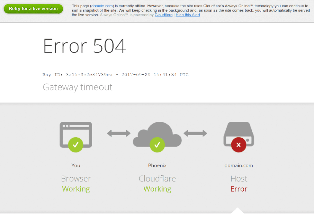 2.9-1 - Seahawk 504 Gateway Timeout Error