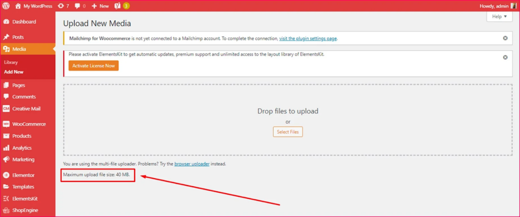 8.3 - Seahawk Increase WordPress Memory Limit