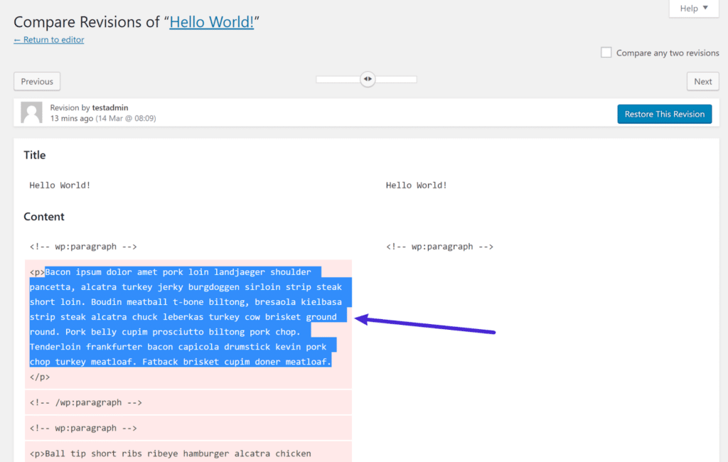 9.0-5 - Seahawk How to Undo Changes in WordPress