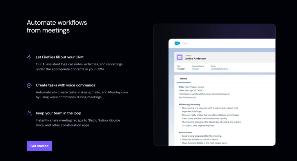 ease-of-use - AI note taker