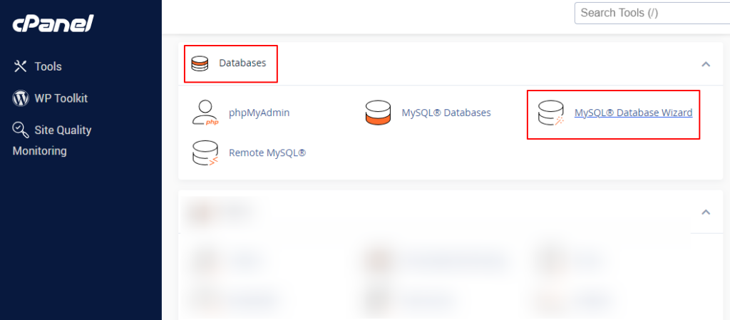 mysql-database-wizard - Seahawk mysql-database-wizard