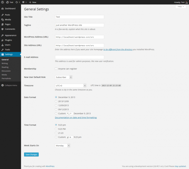 wordpress-dashboard-general-settings - Seahawk wordpress-dashboard-general-settings