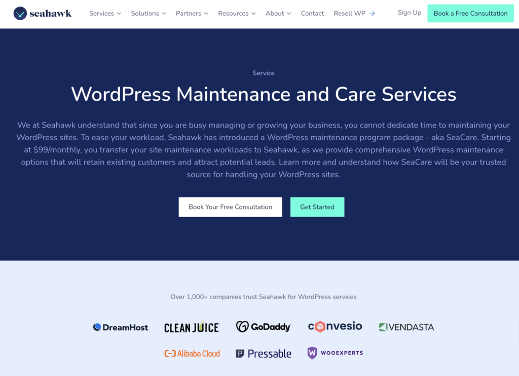 wordpress-maintenance - Seahawk wordpress-maintenance