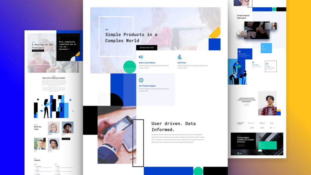 Divi layouts