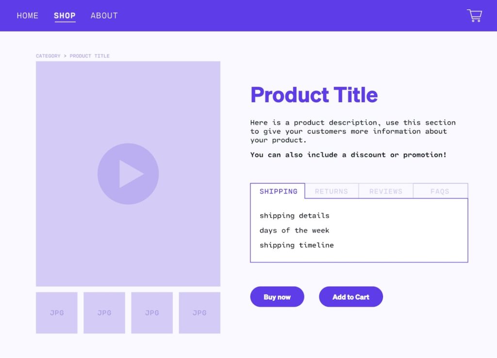 Product title