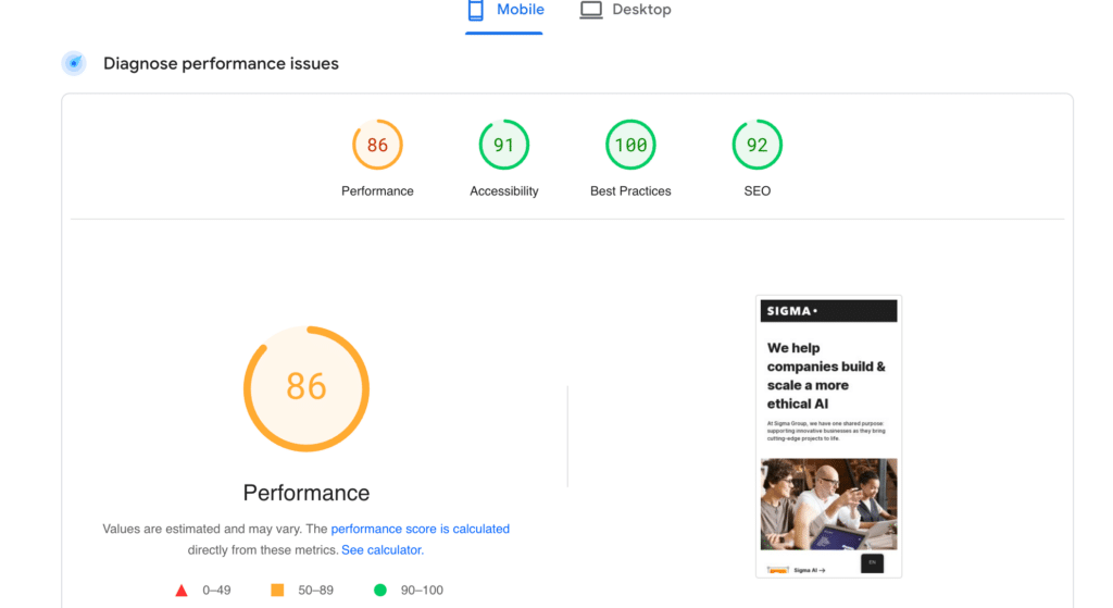Mobile-performance