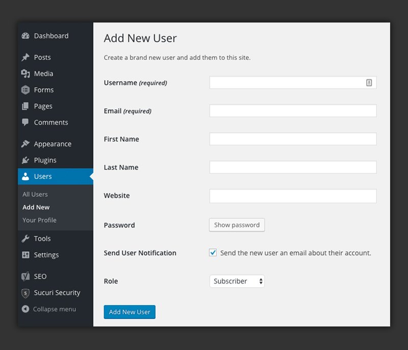 add-new-user - Seahawk add new user for Temporary Admin Access