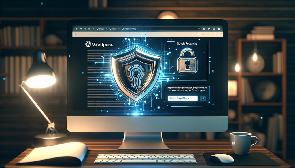 preventing spam comments with Google reCAPTCHA on a WordPress blog.