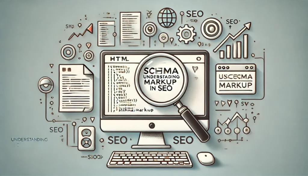 DALL·E-2024-07-09-13.12.13-An-engaging-and-professional-image-for-the-heading-Understanding-Schema-Markup-in-SEO.-The-image-should-feature-a-computer-screen-with-HTML-code-and - Seahawk Understanding-Schema-Markup-in-SEO