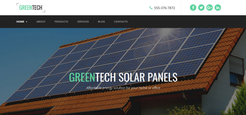 Greentech - Seahawk Greentech - solar energy wordpress theme