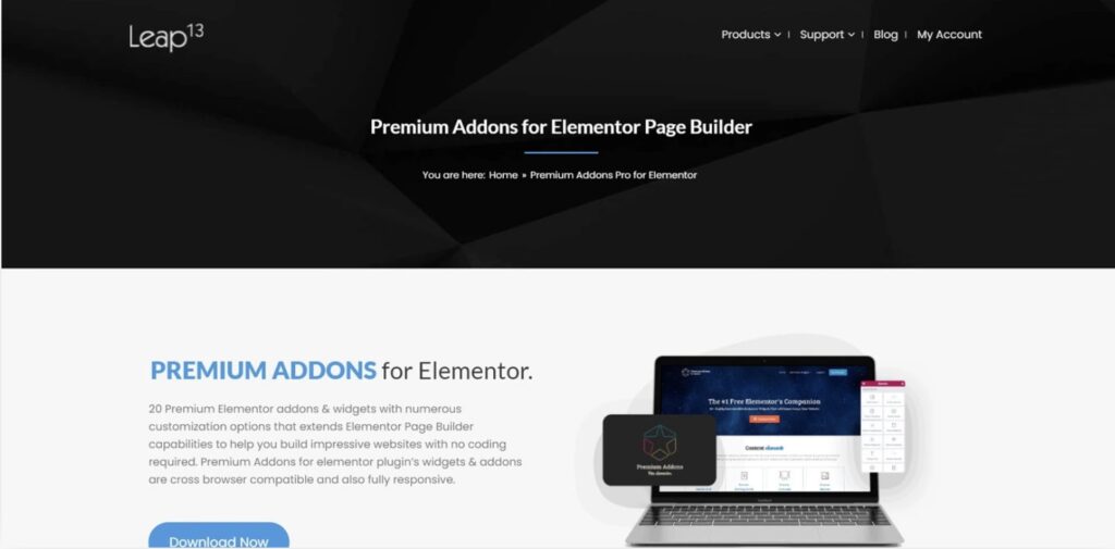Screenshot - Seahawk premium-addons-elementor