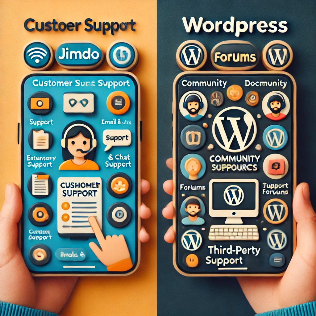 customer-support-resources - Seahawk Jimdo-Vs-WordPress-Customer-Support-&-Community