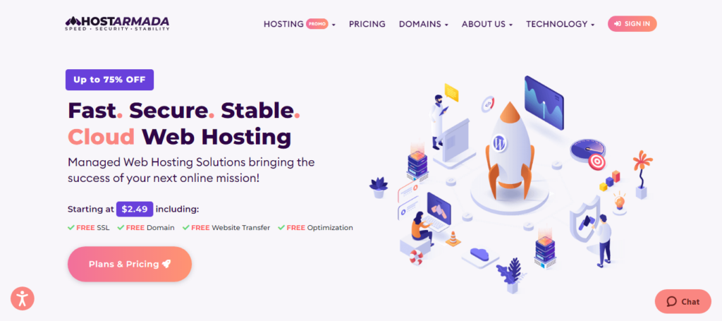 hostarmada-hosting - Seahawk hostarmada-review